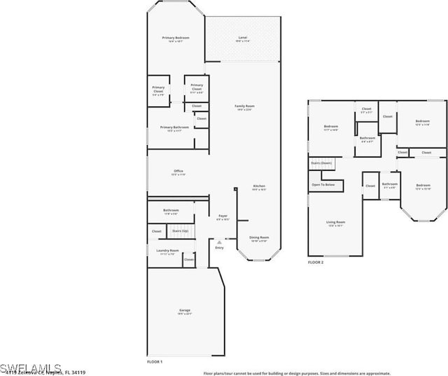 4119 Zelkova Ct, Naples, FL 34119 - floor plan / room layout