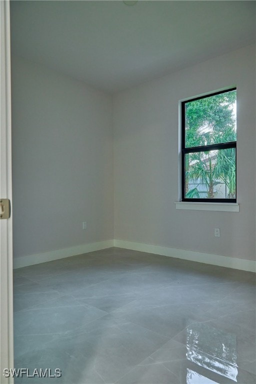 view of empty room