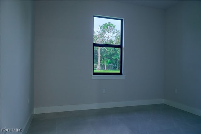 view of tiled empty room