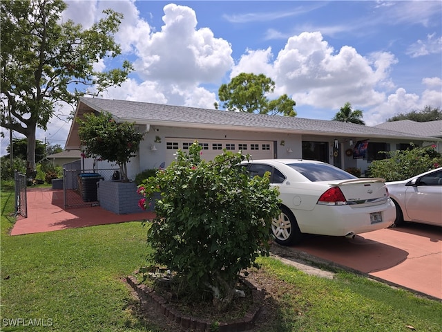 view of property exterior featuring a lawn and central air condition unit