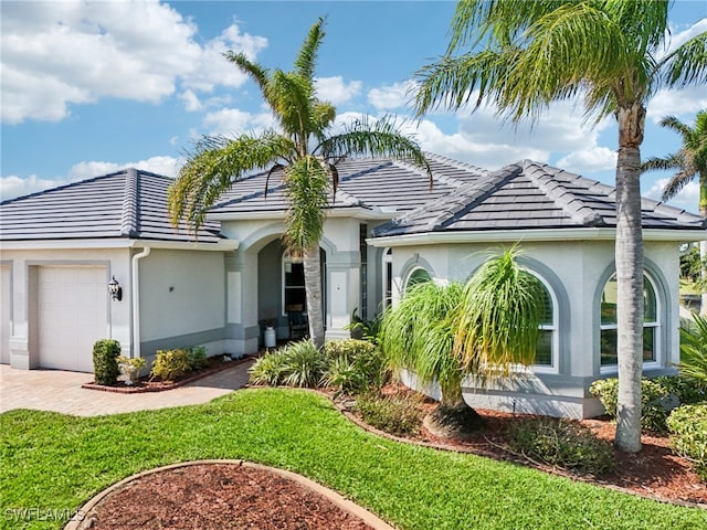 ranch-style house with a garage