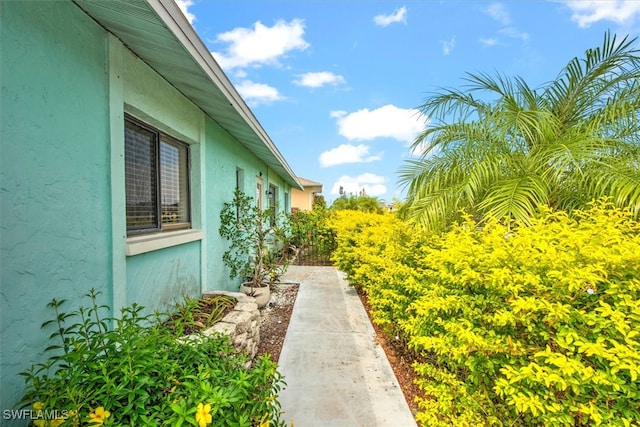 view of side of property