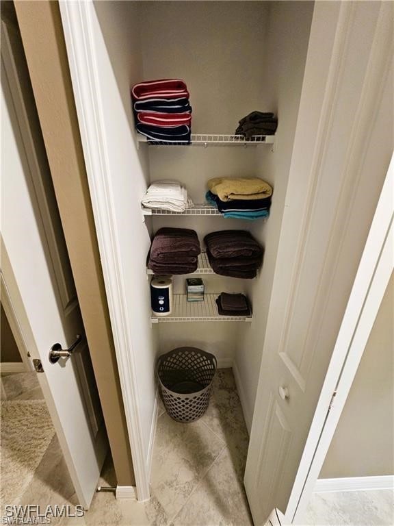 view of closet