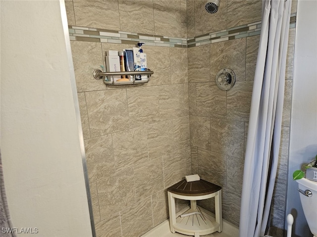 bathroom with walk in shower