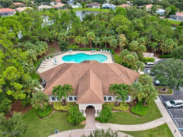 view of pool