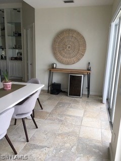 view of dining space