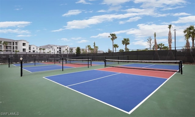 view of tennis court