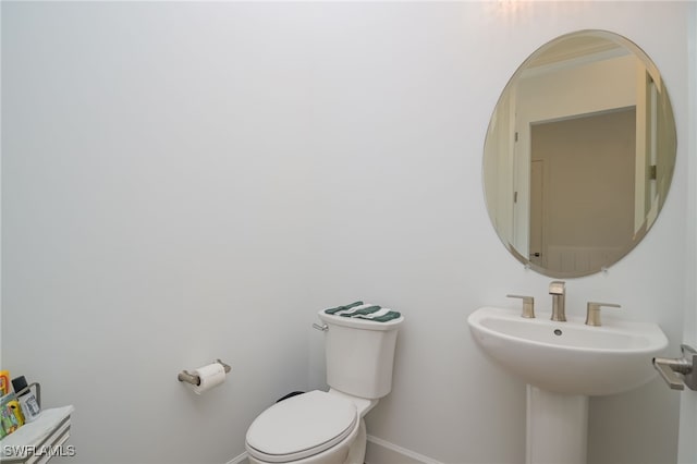 bathroom with toilet