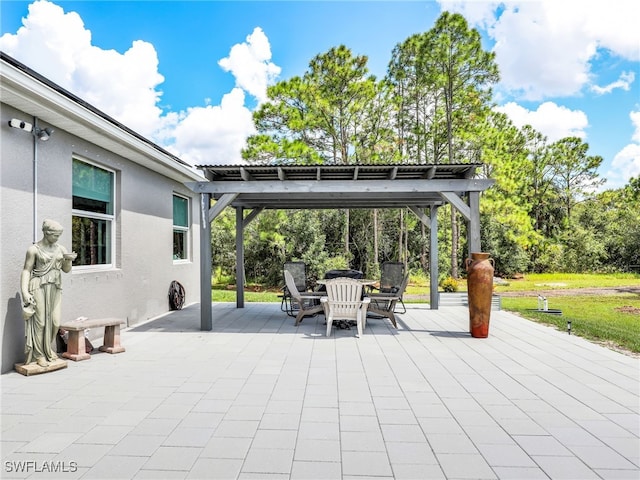 view of patio