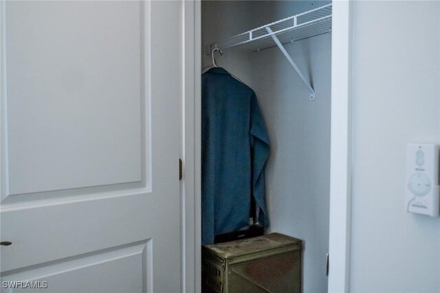 view of closet