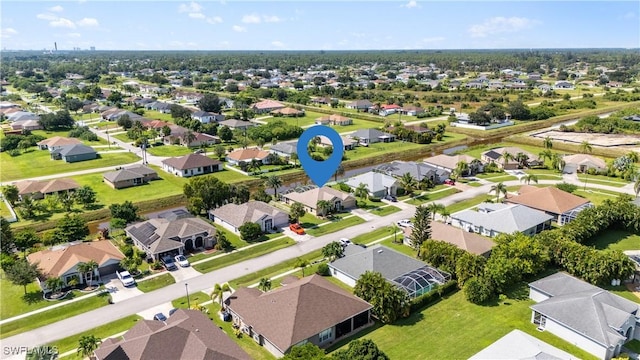 birds eye view of property featuring a residential view
