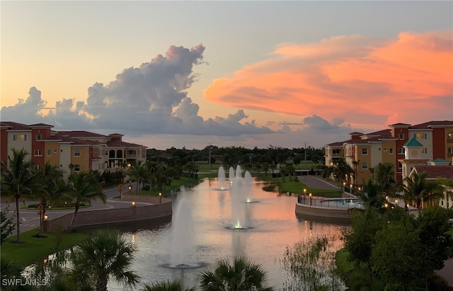 property view of water