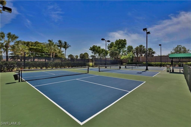 view of sport court with basketball court