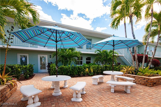 view of patio