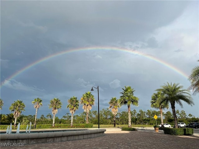 view of water feature