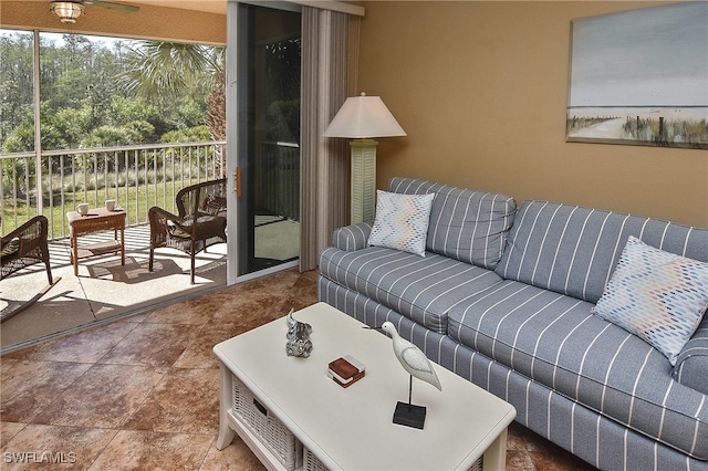 view of living room