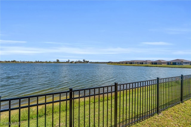 view of water feature