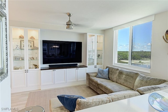 25875 Hickory Blvd Unit 502, Bonita Springs, FL 34134 - living room featuring light wood finished floors