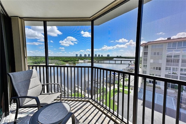 25875 Hickory Blvd Unit 502, Bonita Springs, FL 34134 - balcony featuring a water view