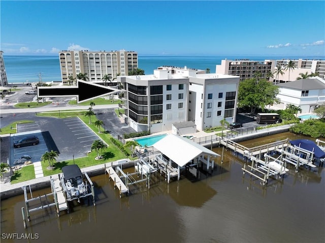 25875 Hickory Blvd Unit 502, Bonita Springs, FL 34134 - aerial view of a large body of water and apartment complex / building