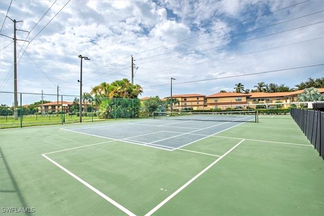 view of sport court