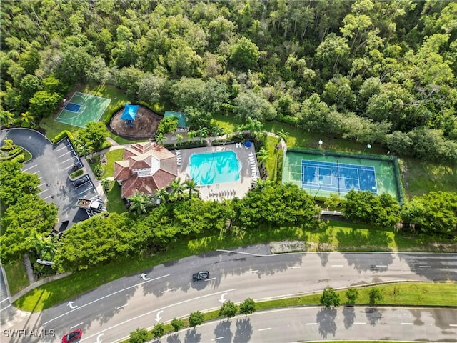 aerial view