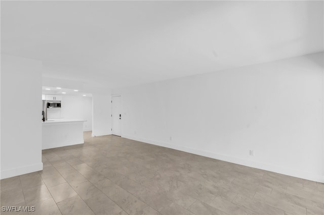 view of unfurnished living room