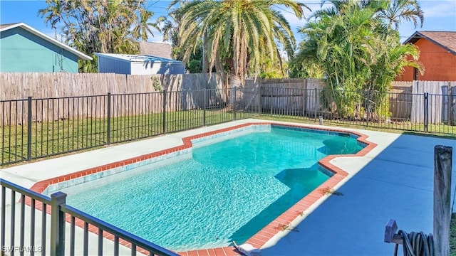 view of pool