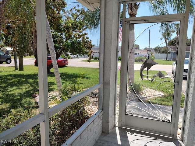 view of entryway