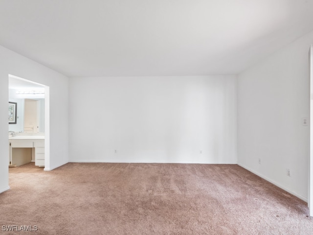 empty room with light carpet