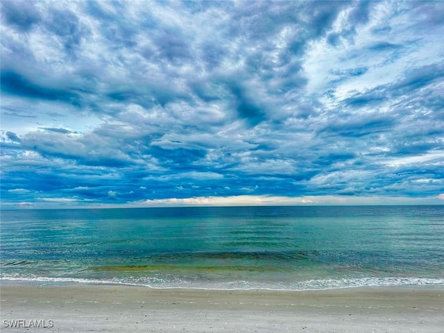 water view featuring a view of the beach