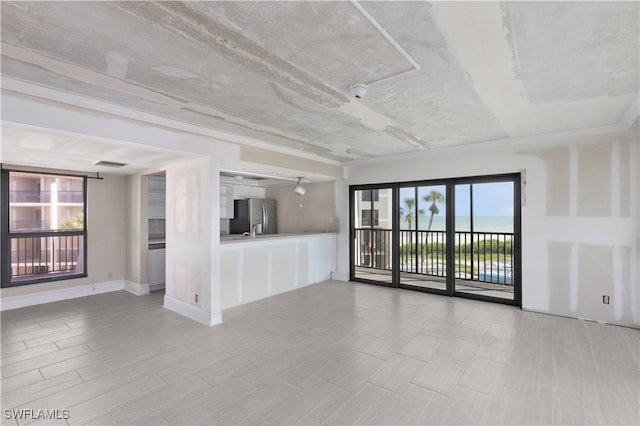 view of unfurnished living room