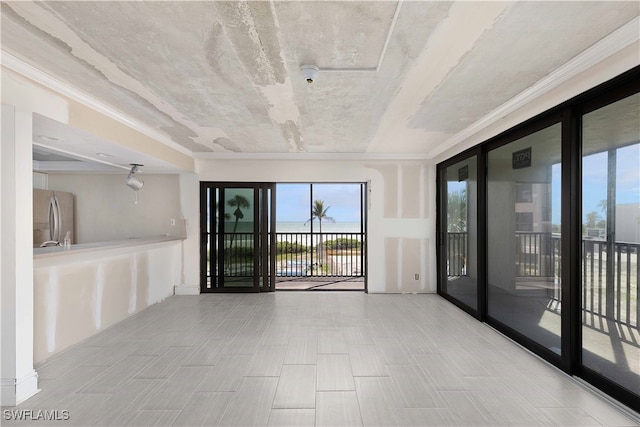 view of unfurnished living room