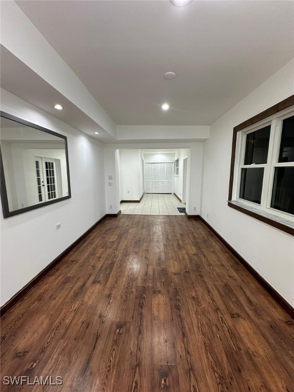 interior space with light wood-type flooring