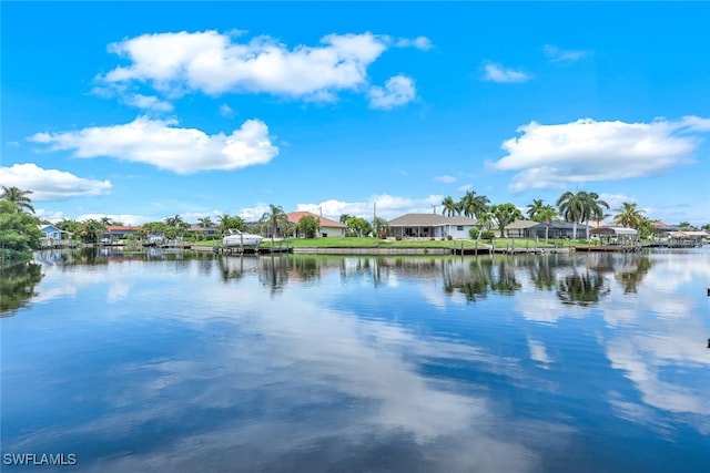 property view of water