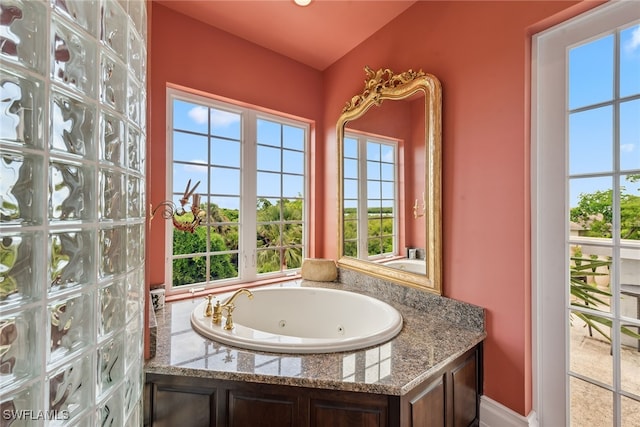 bathroom featuring a bathtub