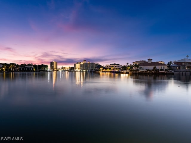 property view of water