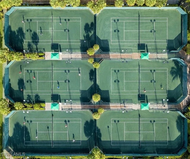 drone / aerial view