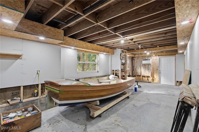 10610 Habitat Trl, Bokeelia, FL 33922 - misc room with a wall mounted air conditioner