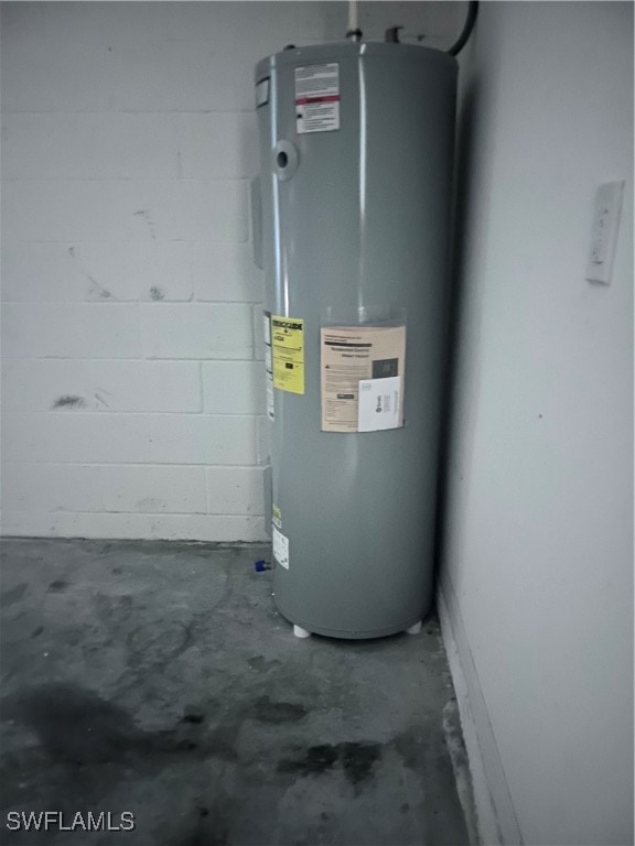 utilities featuring water heater