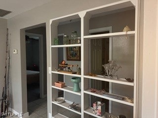 room details with tile patterned flooring