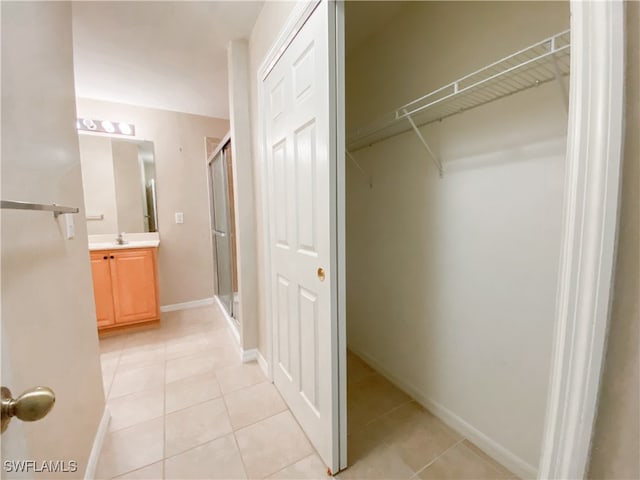 view of closet