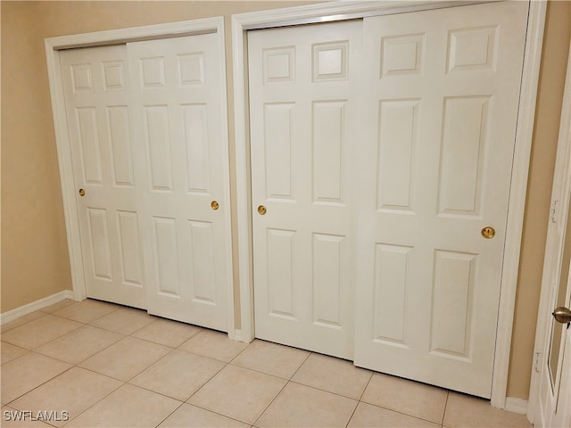 interior space featuring tile patterned floors