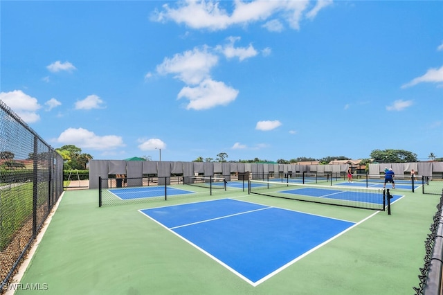 view of sport court