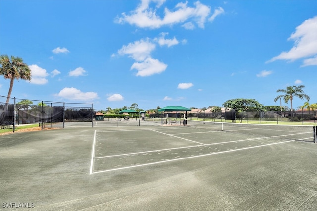 view of sport court