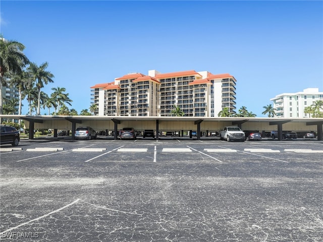 view of car parking