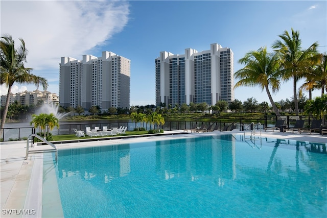 view of swimming pool