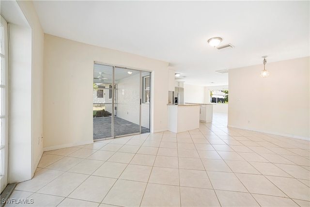 view of tiled empty room