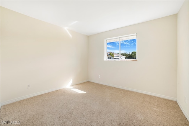 empty room with carpet floors