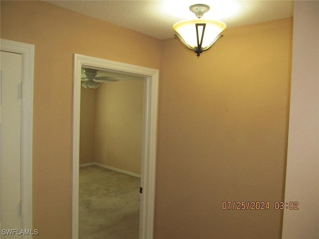 13520 Cypress Head Dr, Fort Myers, FL 33913 - hallway with carpet